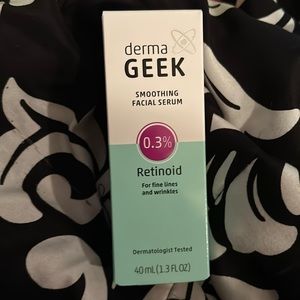 Derma Geek Smoothing Facial Serum Retinoid 0.3% 1.3 fl oz, New in box